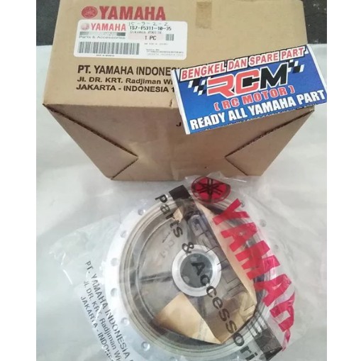 HUB REAR TEROMOL TROMOL BELAKANG SILVER HITAM JUPITER MX JUPITER Z ORI ORIGINAL YAMAHA 1S7-F5311-00