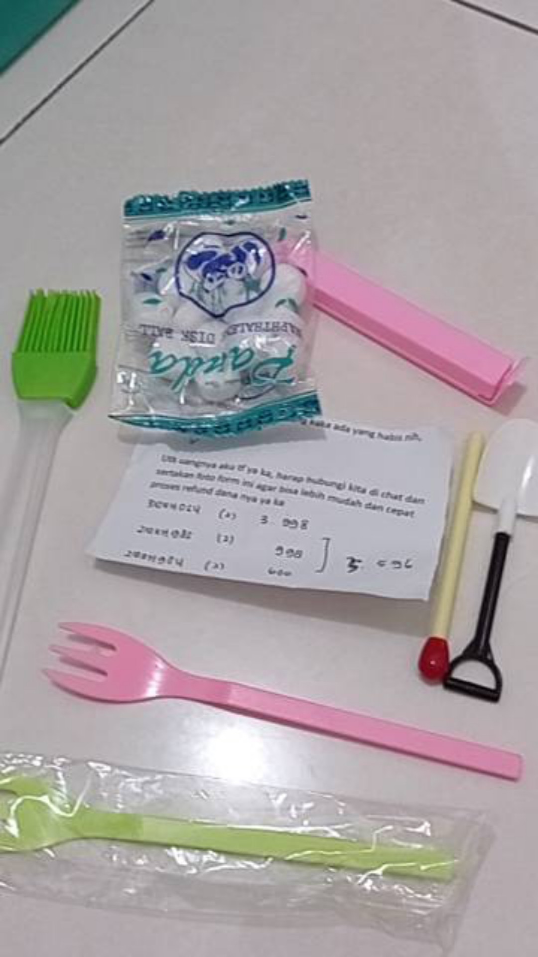 Kuas Karet Brush Silicone Teflon Wajan Anti Lengket Kue Silikon Roti Cake Mentega Food Grade