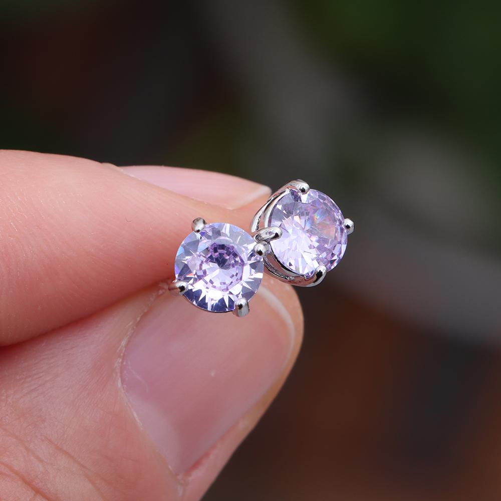 Preva Anting Anting Baru Hadiah Perhiasan Pertunangan Pernikahan Persegi