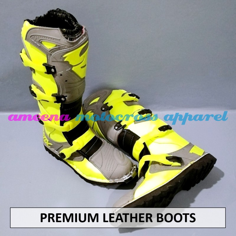 Sepatu Thor Premium Leather - Sepatu Trail - Sepatu Motocross - Sepatu MX - Sepatu Enduro - 014