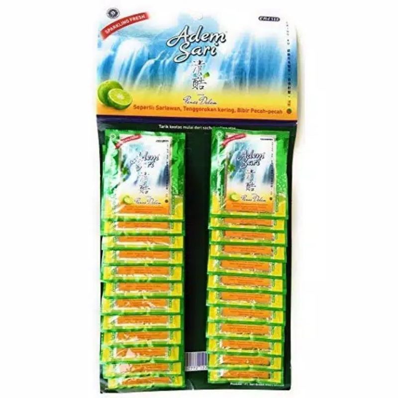 

ADEM SARI MINUMAN SACHET PENYEGAR TENGGOROKAN