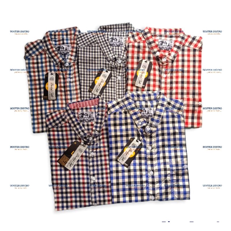 KEMEJA PENDEK PRIA/KEMEJA MOTIF/KEMEJA KOTAK KOTAK