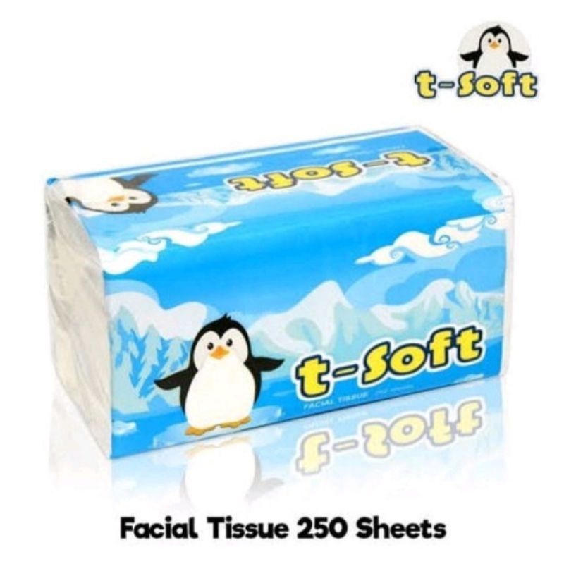 T-Soft Facial Tissue 250 Sheet