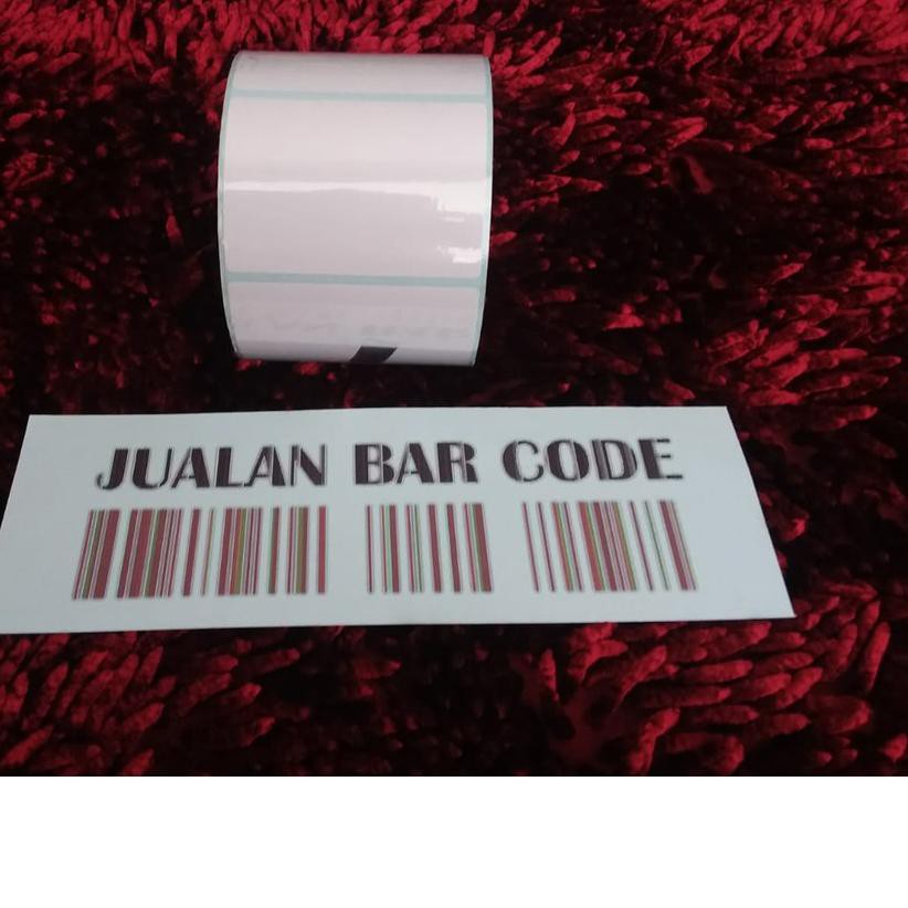 

(J10QA]⭐ LABEL BARCODE SEMICOATED 70X50 / 7 CM X 5 CM 1000PCS .,.,.,..,