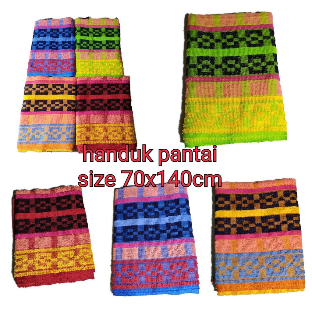 Handuk pantai//handuk murah/ 70x140cm/handuk mandi dewasa/handuk jumbo pantai