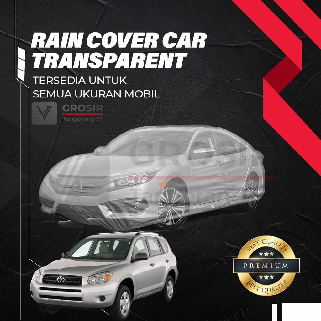 Sarung Mobil Transparan RAV4 RAV 4 2006-2012 / Body cover RAV4