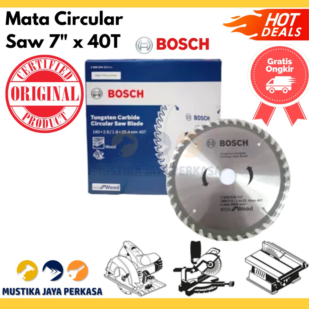 Mata Circle Circular Saw BOSCH 7&quot; x 40T