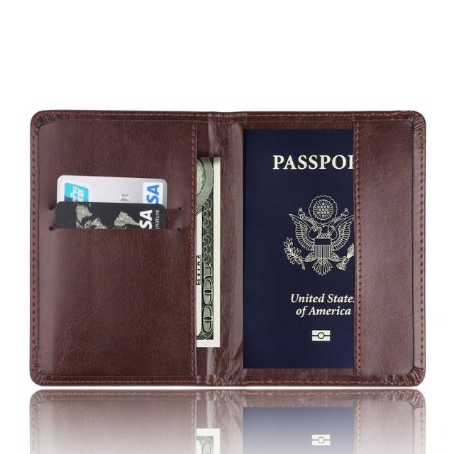 Tempat Pasport Kulit / Passport Cover / Dompet Pasport 01