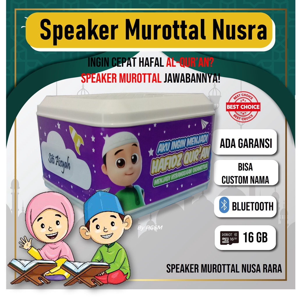Speaker Alquran Murottal Murotal Qur An Digital Anak Hafidz Tahfidz 30 Juz Islam Muslim Edukasi Anak