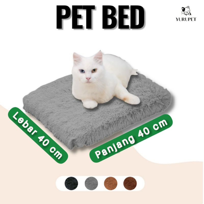 Tempat Tidur Desain Bantal (Kucing atau Anjing) Empuk dan Anget