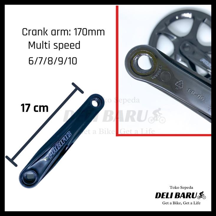 Pacific Crank Single Chainring 52T Sepeda Lipat
