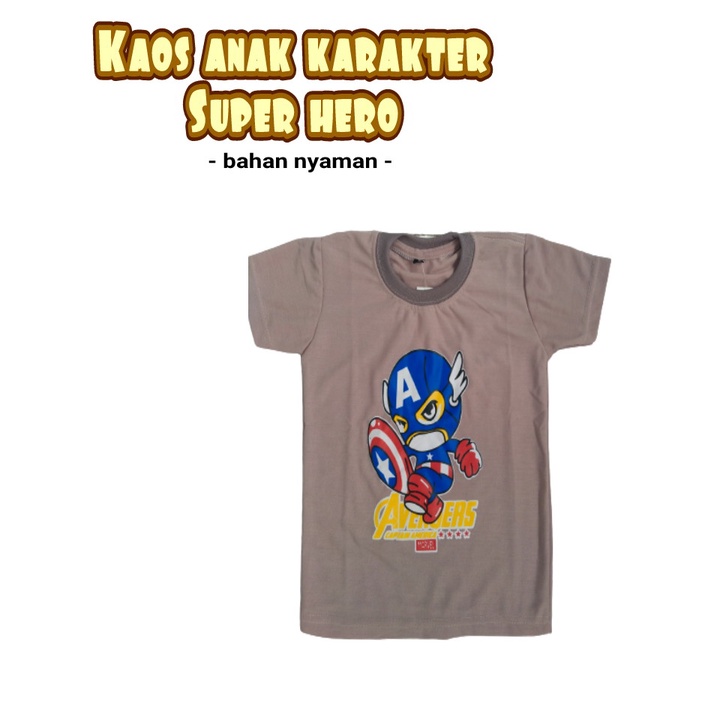 BAJU AVANGER ANAK / KAOS AVANGER ANAK / KAOS KEREN ANAK / GROSIR KAOS TERMURAH / BAJU ANAK MURAH