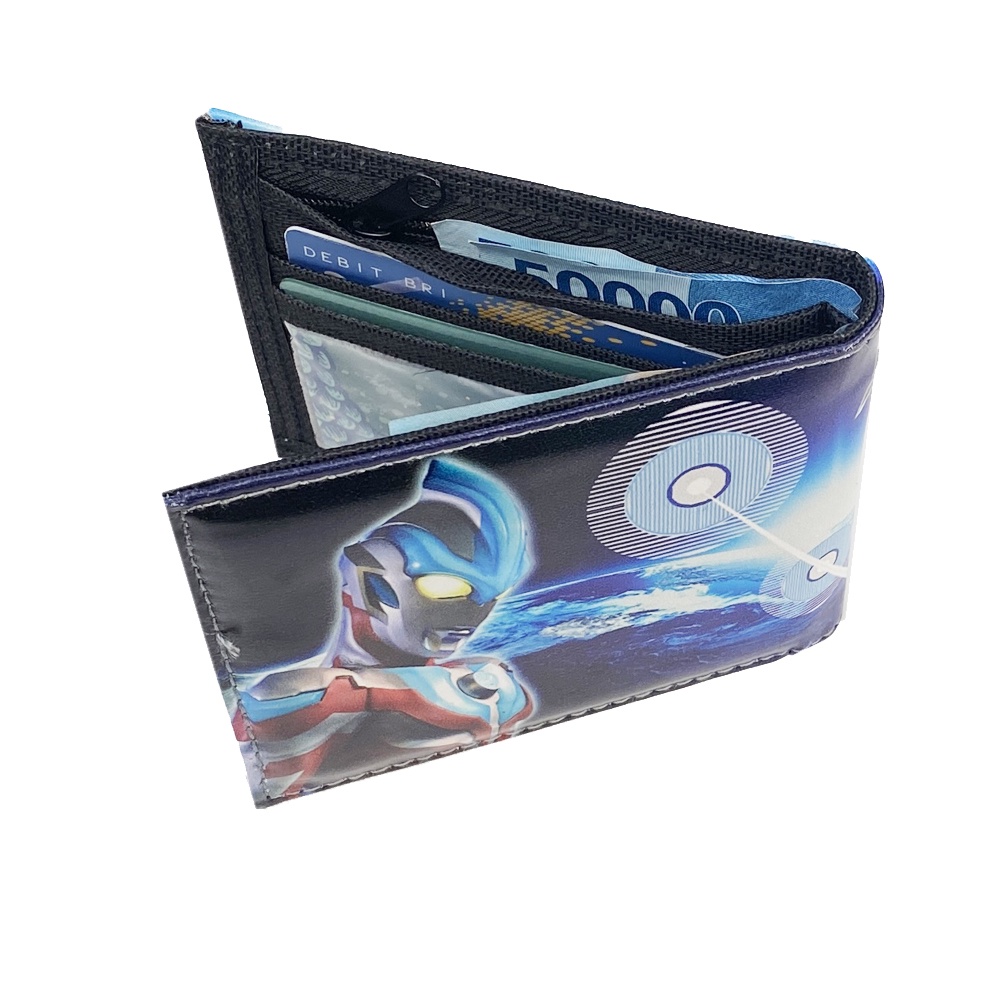 SHOPEE 6.6 SUPER SALE!! dompet lipat anak laki laki gambar karaker super hero bahan kulit sintetis lokal aibox #dompetanak