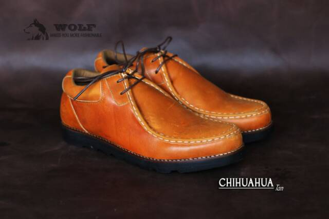 SEPATU BOOT FULL KULIT ASLI WOLF CHIHUAHUA ORIGINAL