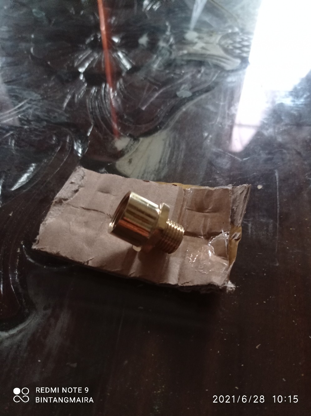 Verlop Sok Kuningan 3/8 X 1/4 Verlup Sok 3/8 Inch X 1/4 Inch V Sok Drat Luar 1/4 Drat Dalam 3/8