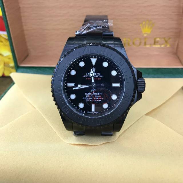 Jam tangan pria rolex Submariner Ceramic pro Hunter miror
