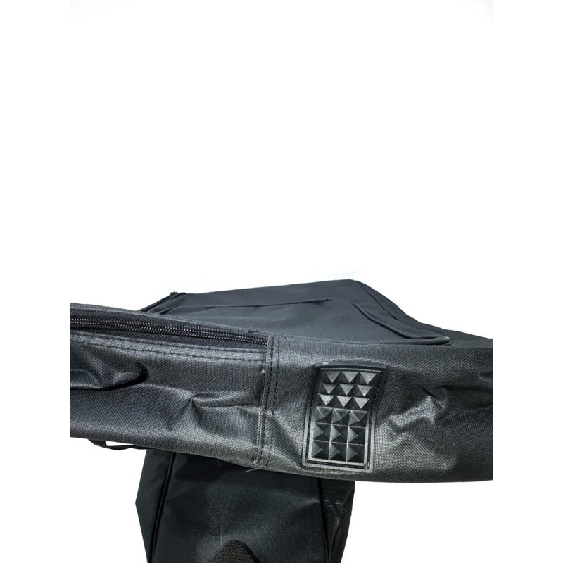 Tas Gitar dan Bass Elektrik Bahan KANVAS Dalam Busa Softcase Bisa Ransel Tenteng Gantung Semi Gigbag
