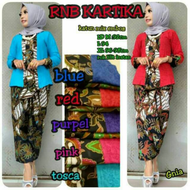 Rok dan blus kartika batik kutu baru