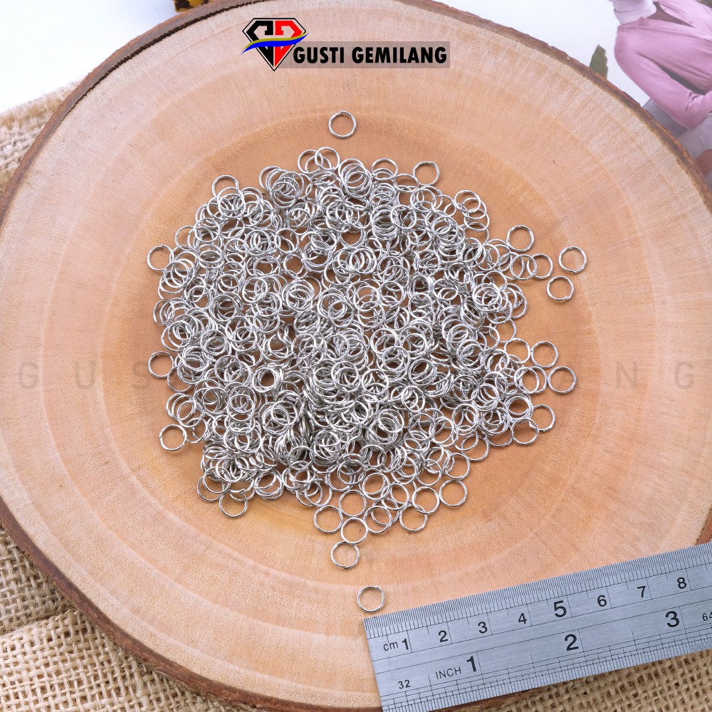 10gr Ring O / Ring Bulat / Ring Penyambung Aksesoris Kerajinan Tangan