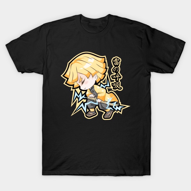 KAOS BAJU PRIA WANITA ZENITSU AGATSUMA / COMBED 30S / DISTRO / COD
