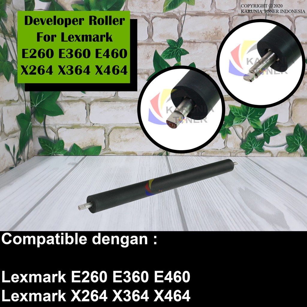 Developer Roller For Lexmark E260 E360 E460 E 260 360 460 X264 X364 X464 X 264 364 464