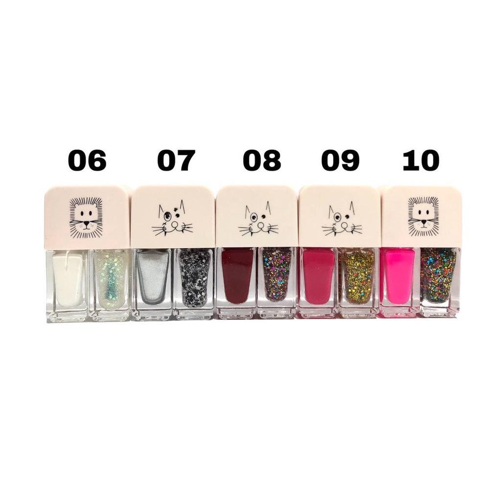 KUTEK 2IN1 KUTEK KOREA LUCU GEL NAIL POLISH  NOT PEEL OFF 24 Varian