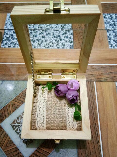 Kotak Cincin Kawin Kotak Cincin Kayu Kotak Antam Seserahan Lamaran