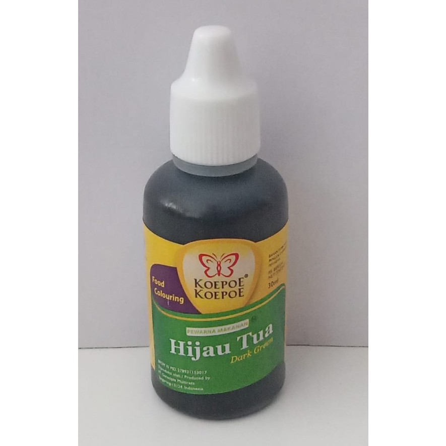 

PEWARNA MAKANAN KOEPOE KOEPOE HIJAU TUA 30 ML