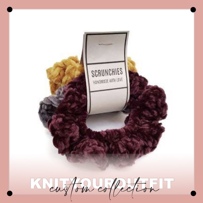 

tag scrunchie / label scrunchie / label nama toko