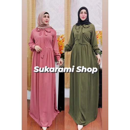 NEW LUNA DRESS/Gamis Luna/Gamis dress/gamis muslimah