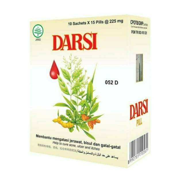 

DARSI 10 SACHETS x 15 pils borobudur