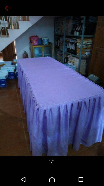 Taplak Meja Rempel Taplak Meja Bahan Polos Shopee Indonesia