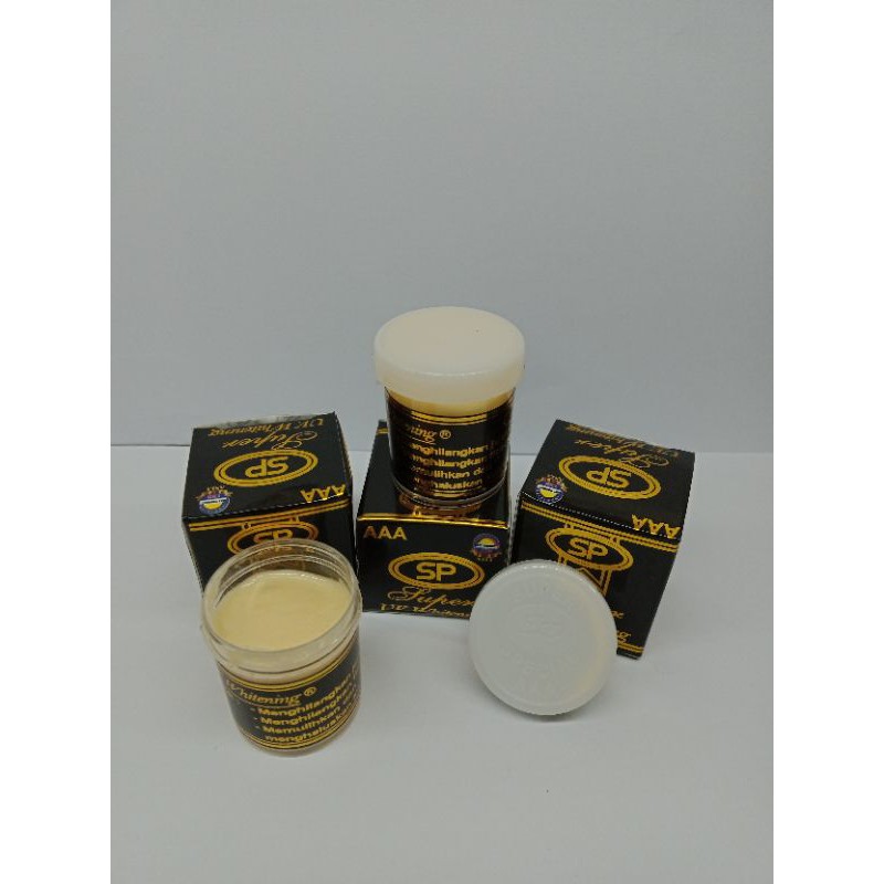 CREAM SP SPECIAL HITAM / SP HITAM SUPER UV WHITENING / Cream Wajah (Satuan)