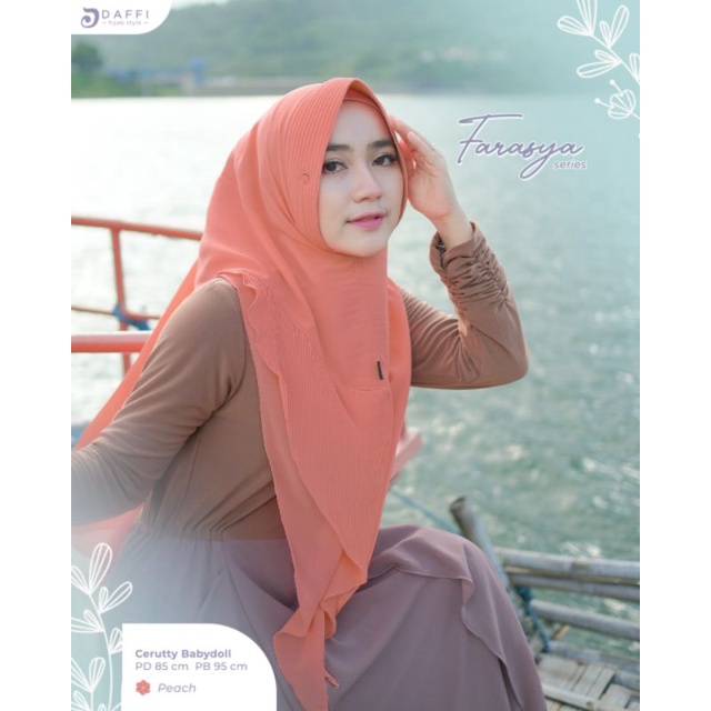 Khimar Ceruty Ori Daffi Hijab kode Farasya