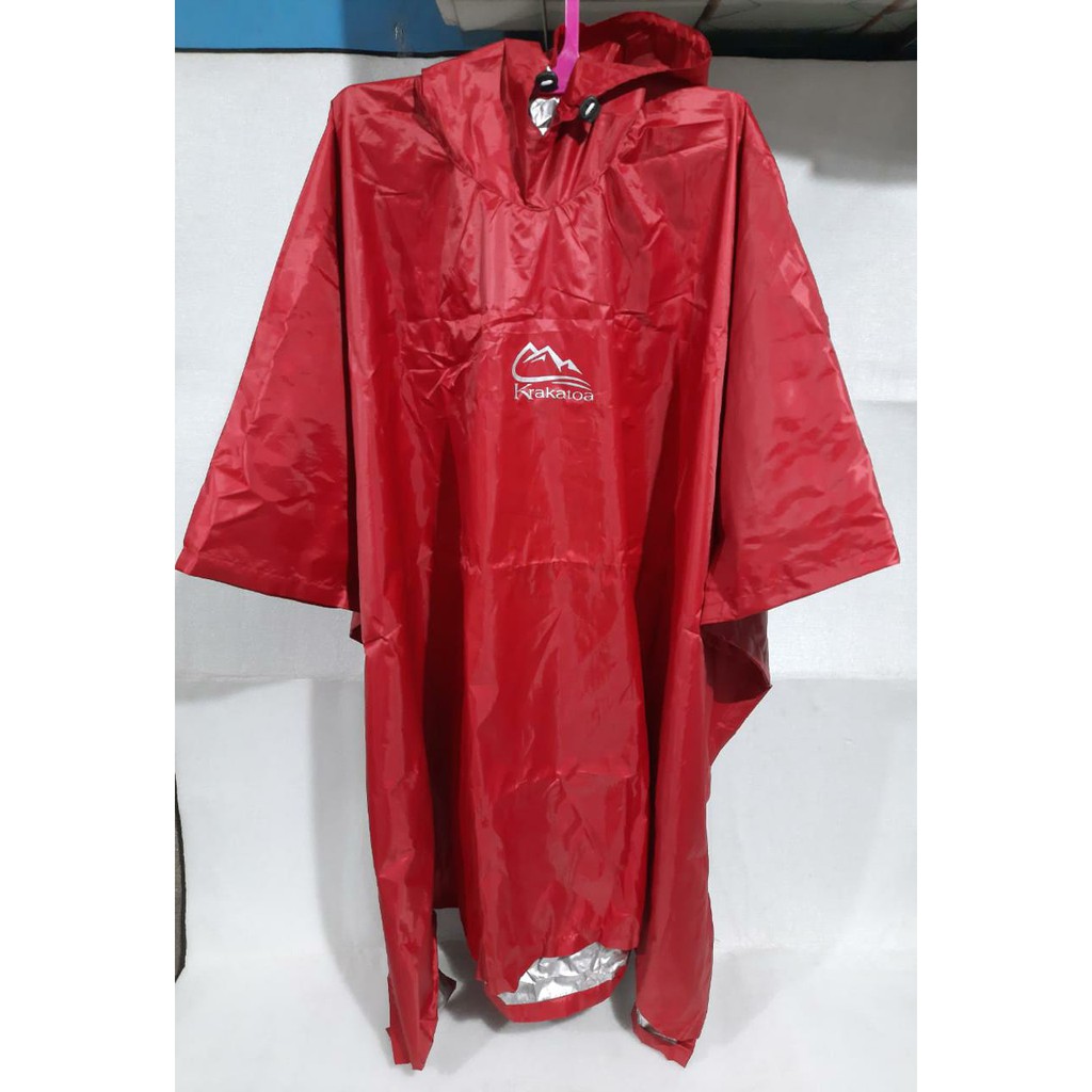 【Warna Dipilih】Ponco` Jas Hujan` Mantel Bivak` Poncho Raincoat` Flysheet Flesit Waterproof Anti Air