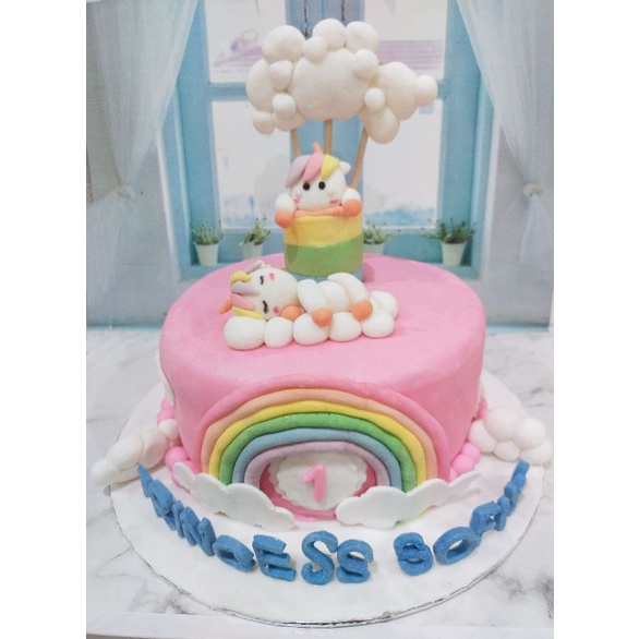 cake unicorn full fondant