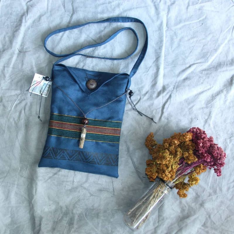 Tas Selempang Pria Etnik  Navy | Tas Selempang Wanita Etnik