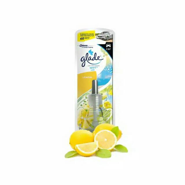 Pengharum ruangan Mobil Glade Sport Fresh Lemon Refill 7ml