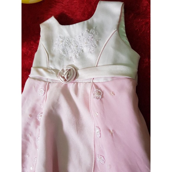 preloved dress pesta usia 1-2 tahun