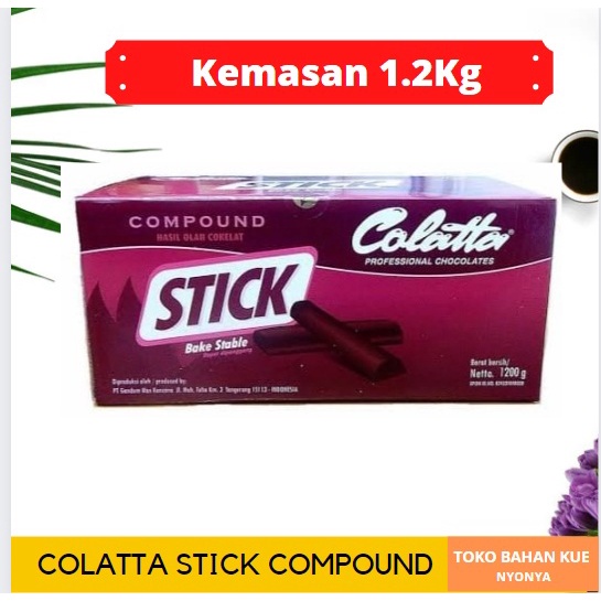 

COLATTA STICK Coklat Stik COMPOUND 1.2kg