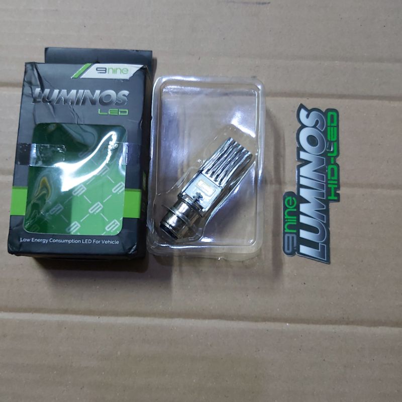 Lampu depan led motor luminos original produk soket h6 universal beat vario supra revo mio xride dll