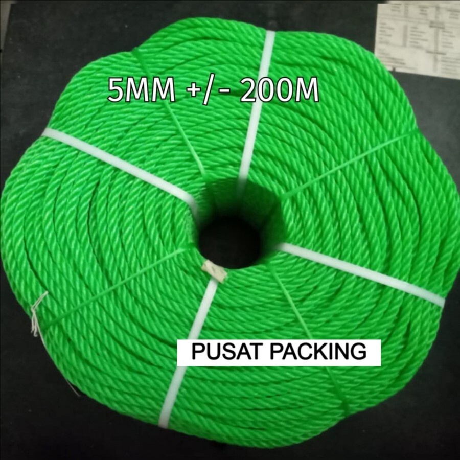 Tali Tambang Plastik 5mm +-200m/Tali Pengikat/Tali Plastik/Tambang 5mm