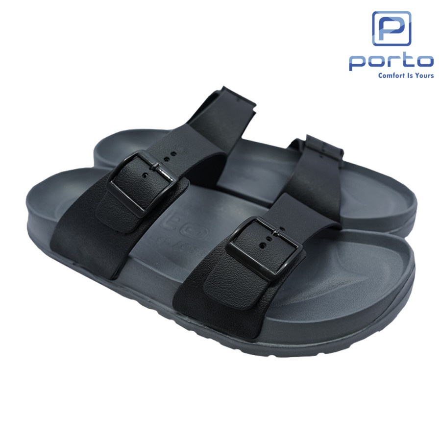 Sandal Slop / Sandal Karet / Sendal Selop Pria Porto 1029 M