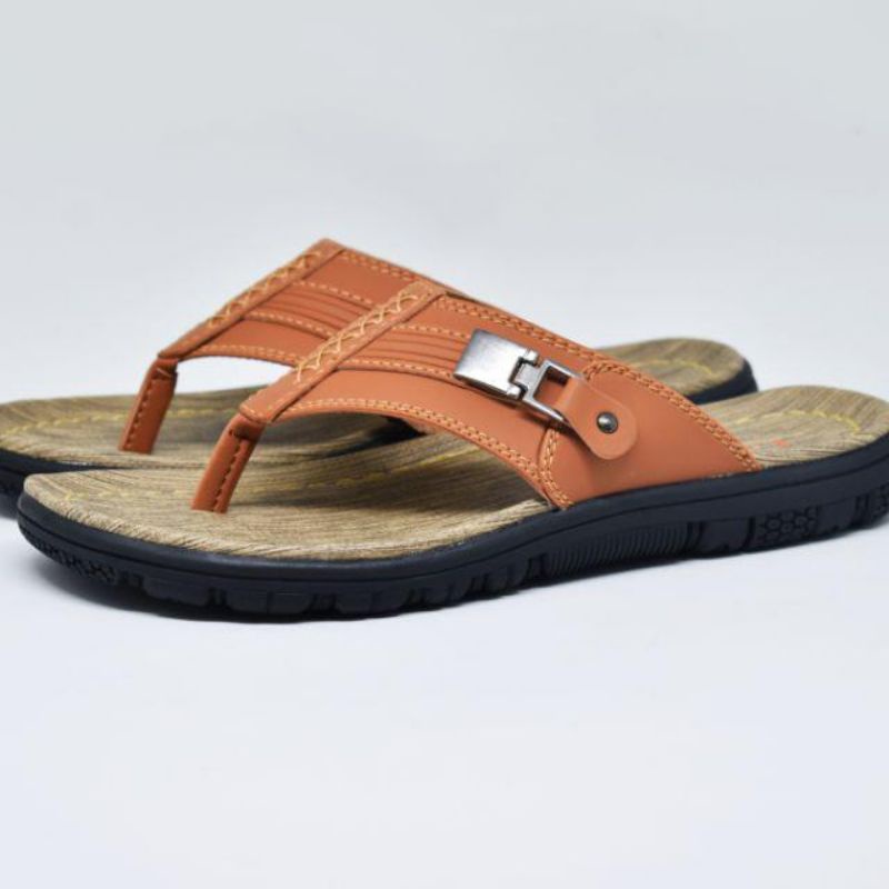 sandal japit pria dewasa sandal kasual sandal kulit H-trick 01