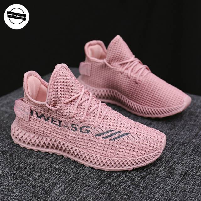 Sneakers Korea Lucu Wanita - Sepatu Santai HWEI Import