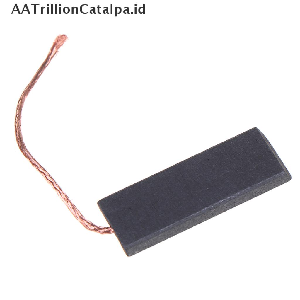 Aatrillioncatalpa 2pcs Sikat Karbon Warna Hitam Ukuran 5x13.5x40mm Untuk Mesin Cuci