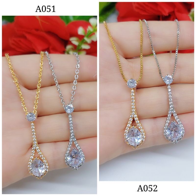 Kalung permata Fashion jewelry A49-52