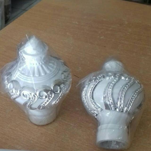 Tutup/endcup batang/rolet batang bulat buat pemanis ujung ke ujung batang gorden