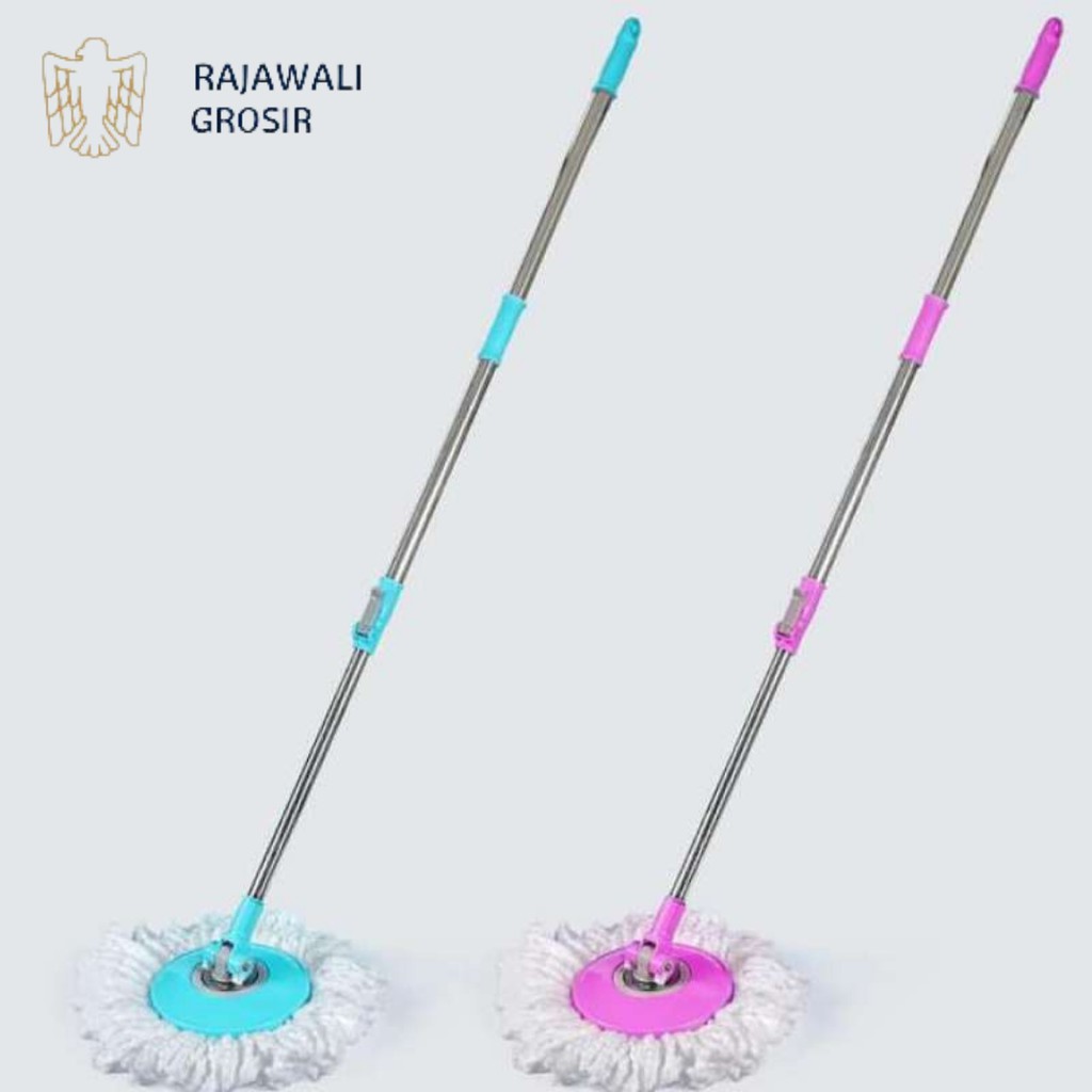 ALAT PEL LANTAI SPIN MOP FREE KAIN PEL TONGKAT GAGANG SAPU LAP REFILL