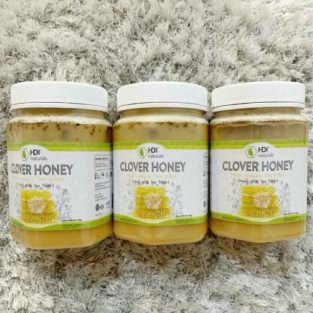 Paket 1 KG (3botol) HDI CLOVER HONEY